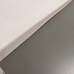 IKEA テーブル リンモン/オディリス（100x60cm/ダークグレー）の画像