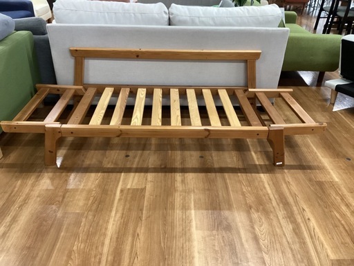 二人掛けソファベッド【町田市再生家具】　253479
