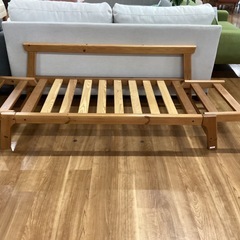 二人掛けソファベッド【町田市再生家具】　253479の画像