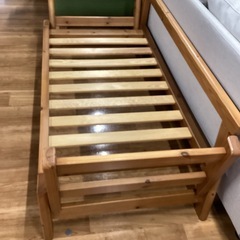 二人掛けソファベッド【町田市再生家具】　253479の画像