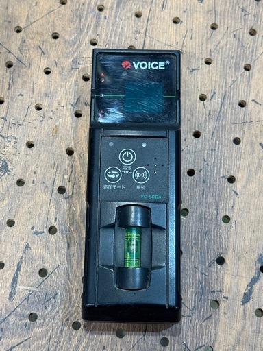 VOICE グリーンレーザー墨出し器 VLG-5X フルセット 自動ベース 受光器 ケース付 動作確認済