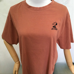 スヌーピー半袖Tシャツ PEANUTS カットソー 綿100% Mサイズの画像