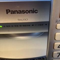 テレビ(パナソニック　17インチ）THL-17C1　リモコン付の画像