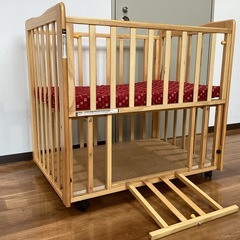 ベビーベッド【町田市再生家具】　253483の画像