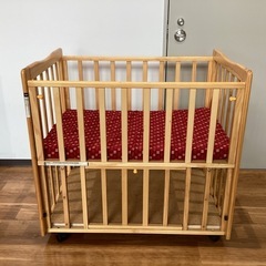 ベビーベッド【町田市再生家具】　253483の画像