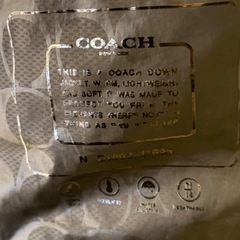 コーチ　ダウンコートの画像