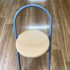 折りたたみイス【町田市再生家具】　0226 茶の画像