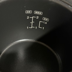 <~3/8まで値引対応>2.0合炊飯器の画像