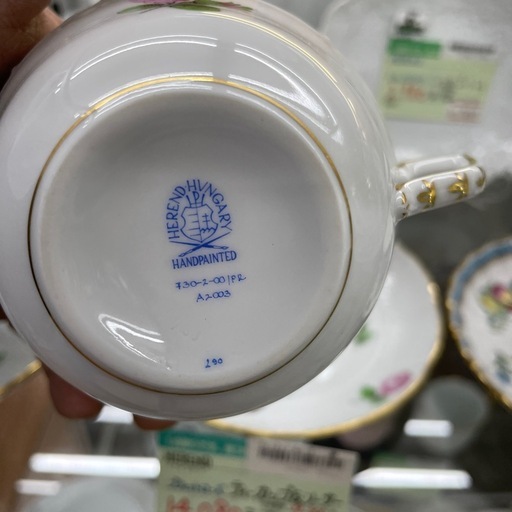 ☆ドリーム荒牧店⭐︎ジモティー割引有⭐︎ HEREND/プティットローズ/ティーカップ&ソーサー