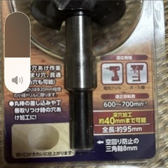 新品★ビックマン★ザグリビット★ギザ刃55ミリの画像