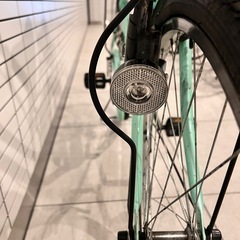 ［3月20日に手渡し限定］緑色 シティサイクル 26インチ自転車の画像