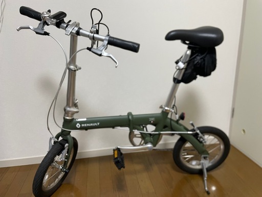 0305-027 ★リユースのサカイ春日部店★折りたたみ自転車 20インチ　白　JSY1801013 アイジュサイクル 折りたたみ自転車 MTB 20インチ シマノ 6段ギア