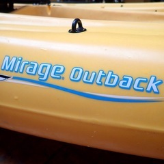 ホビーカヤックアウトバック 魚探付 
の画像