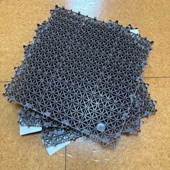 ジョイント人工芝ウォームグレー3枚の画像