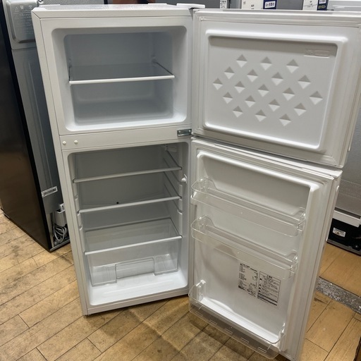 MAXZEN マクスゼン ノンフロン冷凍冷蔵庫 JR118ML01WH 2021年製 定格内容積118L 2ドア 冷蔵庫 のご紹介です！