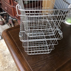 金属籠‼️サイズ：35✖️26✖️高さ21cm❣️美品の画像