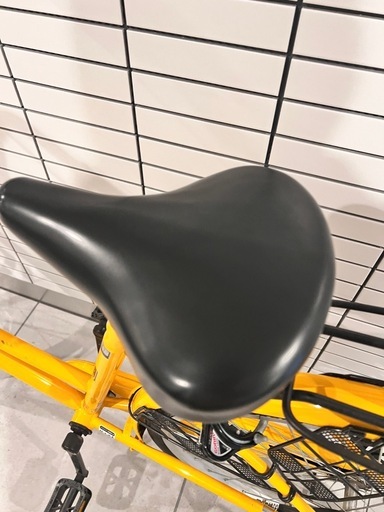 ［3月20日に手渡し限定］黃色 シティサイクル 26インチ自転車
