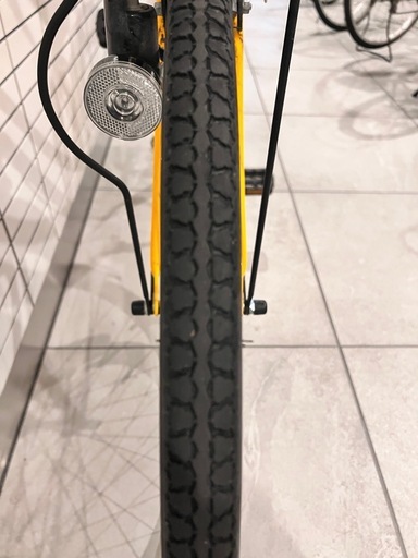 ［3月20日に手渡し限定］黃色 シティサイクル 26インチ自転車