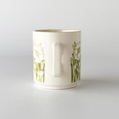 HORNSEA フルール マグカップ 英国 ヴィンテージ ホーンジー fleur イギリス ビンテージ ホワイト 白 花模様 花柄 食器 94035の画像