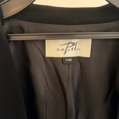 美品❗️Soir Perle♡ブラックフジャケットの画像