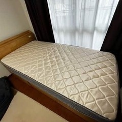 ニトリシングルベッド　マットレス　の画像