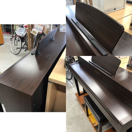 【ジ719】YAMAHA ヤマハ 電子ピアノ2019年製　
SCLP-6350 取扱説明書 イヤホン 付き (ma) 