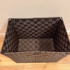 イオン　収納カゴ２個セットの画像