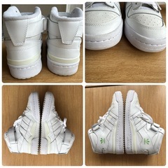 美品✨adidas ハイカットスニーカー　レディース２３.５cmの画像