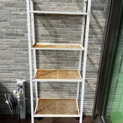 IKEA 屋外シェルフ　多肉棚＋プラステラ90（24個）セットの画像