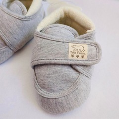 【未使用】ベビーシューズ　靴　ファーストシューズ　新品 12cm グレーの画像