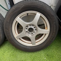 シンプル社外タイヤホイールの画像