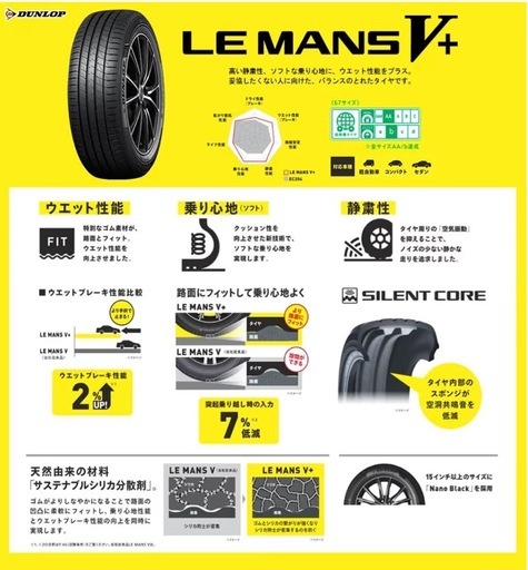 15インチ　タイヤホイル付き４本セット