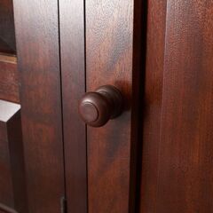 【発送の場合は即購入不可】 松本民芸家具 D型 和ダンス III 整理タンス 箪笥 ミズメザクラ 無垢材 チェスト 収納家具 引き出し 和家具 和箪笥 和室 国産 97043の画像