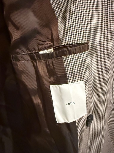 【Lui's】ガンクラブチェック ダブルセットアップ（ジャケット＆パンツ）