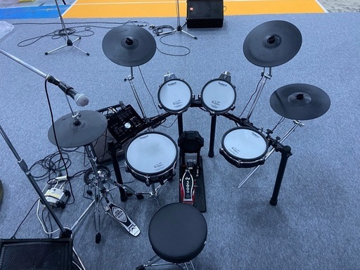 ローランド　電子ドラム　TD-25KV（？）　モニターPM-100   エレキドラム　エレドラ