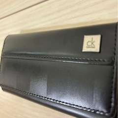 Calvin Klein 黒 キーケース　ブラックの画像