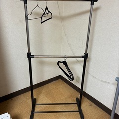 ハンガーラック2段の画像