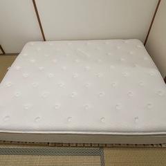 マットレス すのこ クイーンサイズの画像