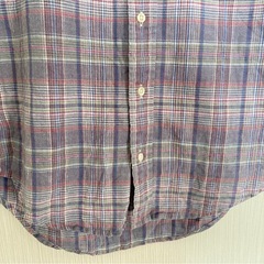 ラルフローレン チェック柄 半袖シャツ LAUREN RALPH メンズSの画像