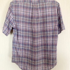 ラルフローレン チェック柄 半袖シャツ LAUREN RALPH メンズSの画像