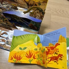 とびだす恐竜絵本＆恐竜の鳴き声絵本の画像