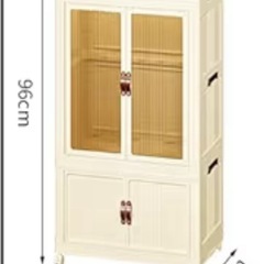 折りたたみ式の用収納キャビネットの画像