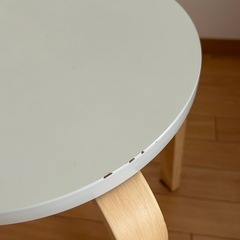 ライトグレー スツールの画像