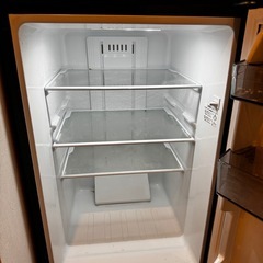 2023年製 TOSHIBA 170L 2ドア冷蔵庫 GR-U17BS ブラックの画像