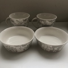 カップと小皿　2個セットの画像