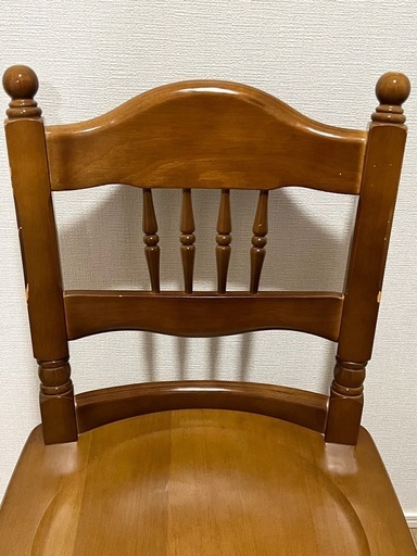 ミキモク 回転式ダイニングチェア 木製チェア 在庫4脚