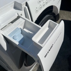 【美品❗️】SHARPドラム式洗濯機 7kg 2023年製の画像