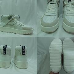 MONCLER モンクレール PROMYX SPACE HIGH ハイカット レザースニーカー 箱付 サイズ 41 白 シューズの画像