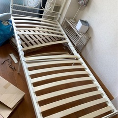 ニトリ シングルベッド 骨組みの画像