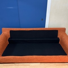 ソファ　2〜3人掛け　オレンジの画像